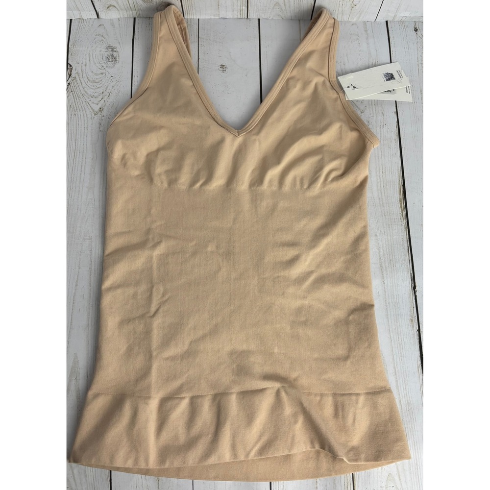 Spanx Trust Your Thinstincts Shaping Tank Soft Nude Seamless 10423R M NWT B016